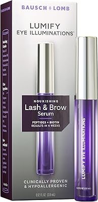 LUMIFY Eye Illuminations Lash & Brow Serum, 0.12 Fl Oz