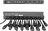 Tecmojo 1U Rack Mount PDU Power Distribution Unit — image 1
