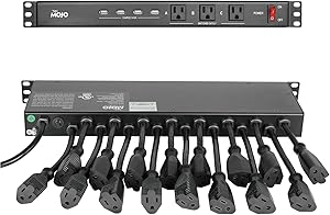 Tecmojo 1U Rack Mount PDU Power Distribution Unit