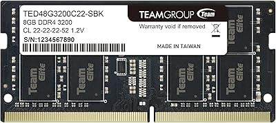 TEAMGROUP Elite DDR4 64GB (2 x 32GB) 3200MHz SODIMM