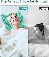 MTDLYICE Bath Pillow, Lake Blue, 16.5 x 17.3 INCH — image 5