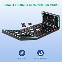 EDJO Foldable Wireless Keyboard and Mouse Combo — image 4