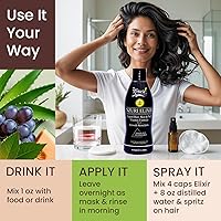 Nzuri Elixir Hair Skin and Nails Vitamins, 32oz — image 3