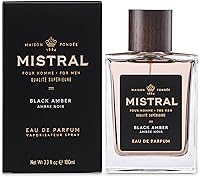 Mistral Men’s Black Amber Eau de Parfum 3.4 Oz — image 2