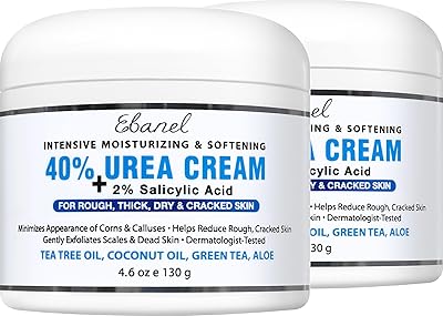 Ebanel Urea Cream 40% plus Salicylic Acid 2% Foot Cream 2-Pack