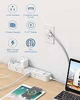 One Beat 15 ft Extension Cord with Power Strip Surge Protector — image 2