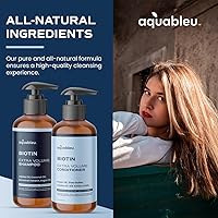 Aquableu Biotin Volumizing Shampoo & Conditioner Set — image 5