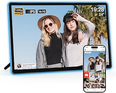 ApoloSign 14″ Neon Light Digital Picture Frame