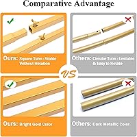 Wokceer 6.6FTx6.6FT Gold Metal Wedding Arch Backdrop Stand — image 3