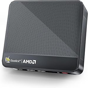 Beelink SER5 Pro Mini PC, AMD Ryzen 7 5825U, 32GB RAM, 1TB SSD