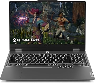 Lenovo LOQ Gaming Laptop - AMD Ryzen 7 8845HS, NVIDIA GeForce RTX 4050, 16GB RAM, 512GB SSD