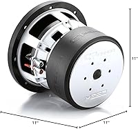 CT Sounds MESO-8-D4 8-Inch Dual 4 Ohm Car Subwoofer — image 7
