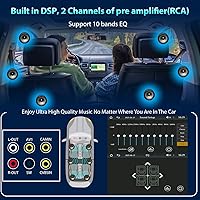 Alondy PAX-7625W Double Din Car Stereo with Wireless Apple CarPlay/Android Auto — image 8