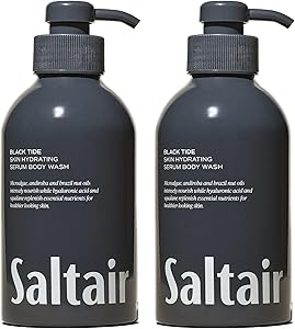 Saltair Body Wash Black Tide 2-Pack 17oz Pump Bottles