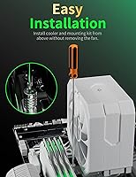 upHere CPU Air Cooler with 120mm Fan and 4 Heat Pipes — image 4