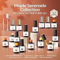 Modelones 32 PCS Fall Gel Nail Polish Kit — image 8