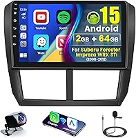 Roinvou 9-inch Android Car Radio for Subaru Forester Impreza WRX STI (2G+64G) — image 1