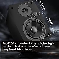 Bestisan SR04 Bluetooth Bookshelf Speakers — image 7