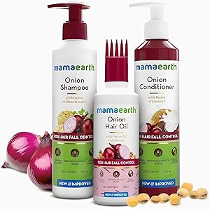 Mamaearth Onion Hair Care Kit - Hair Fall Control