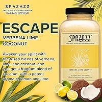 Spazazz Spa and Bath Crystals Lime Coconut 22 Ounce — image 3