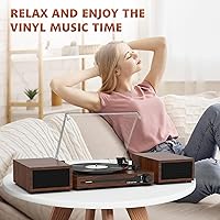 Udreamer UD012 Vinyl Record Player with External Speakers — image 7