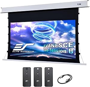 Elite Screens Evanesce Tab-Tension B 120-inch 16:9 Electric Projector Screen Review