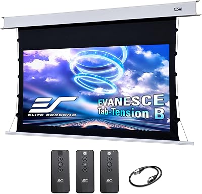 Elite Screens Evanesce Tab-Tension B 120-inch 16:9 Electric Projector Screen