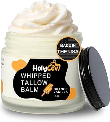 HolyCow Beef Tallow Whipped Balm - Orange Vanilla 2oz
