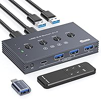 TJCXELE USB 3.2 Switch Selector 4 Computers — image 1