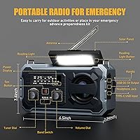 Pristar Hand Crank Emergency Radio 10000mAh — image 8
