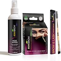 MinaiBrow Instant Hair Dye Kit Medium Brown — image 1