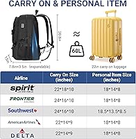 Banlole 17.3 Inch Travel Laptop Backpack with Shoe Compartment — image 2