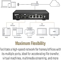 QNAP QSW-2104-2S-A-US 2.5GbE & 10G SFP+ Network Switch — image 3
