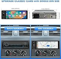 AKAMATE Single Din CarPlay Stereo — image 6