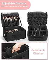 Relavel Extra Large Makeup Case with Shoulder Strap — image 3