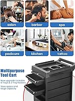 Lorvain Salon Beauty Rolling Trolley Cart — image 4