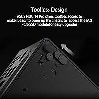 ASUS NUC 14 Pro Tall Barebone with Intel Core i3-100U, 96GB RAM, Triple Storage Design — image 5