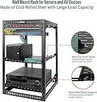 Tecmojo 20U Open Frame Network Rack — image 3