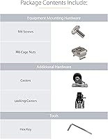 StarTech 2-Post 42U Mobile Open Frame Server Rack — image 5