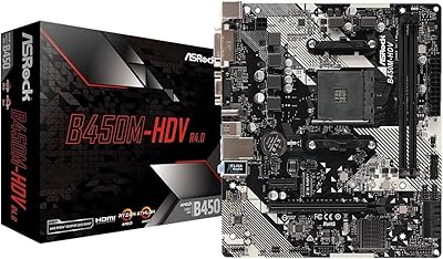 ASRock B450M-HDV R4.0 Motherboard