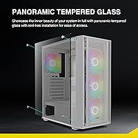 GAMDIAS AURA GC2 E WH Gaming PC Case — image 7