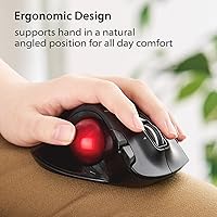 ELECOM EX-G Left Handed Trackball Mouse — image 3