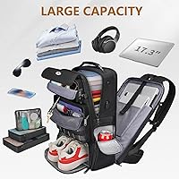 MATEIN Expandable Travel Backpack 52L with Shoe Compartment — image 4