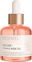 BIOSSANCE Squalane + Vitamin C Rose Advanced Facial Oil 1oz — image 1