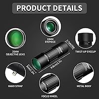 OLIMT 8x25 Monocular Telescope — image 2