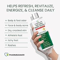 PHARMBANNER Tea Tree Antifungal Body Wash, 11.84oz — image 2