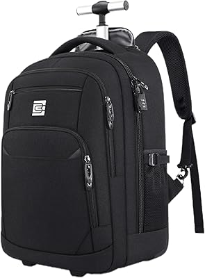 UKEIN Rolling Backpack 20-inch
