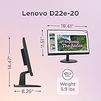Lenovo D22e-20 21.5-inch FHD Monitor — image 3