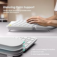 Nulea KM75 Ergonomic Wireless Keyboard and Mouse Combo — image 3