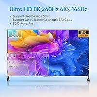 EVATEK 8K@60Hz DisplayPort KVM Switch 2 Monitors 2 Computers USB 3.0 — image 4